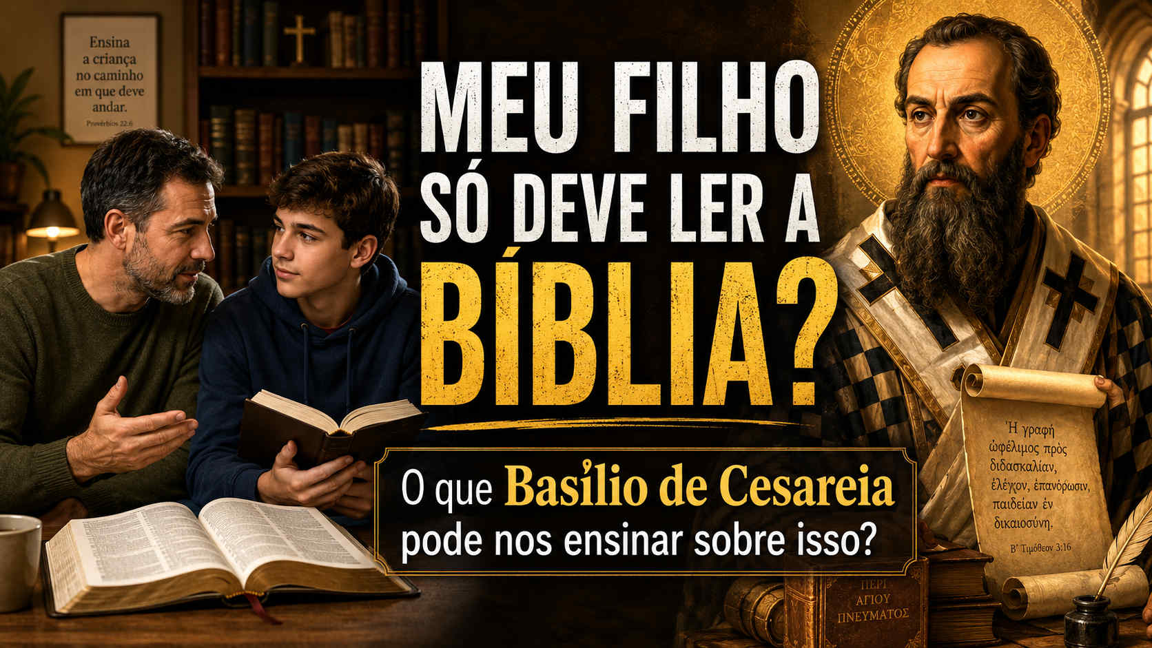 Meu filho só deve ler a Bíblia? O que Basílio de Cesareia pode nos ensinar sobre isso?